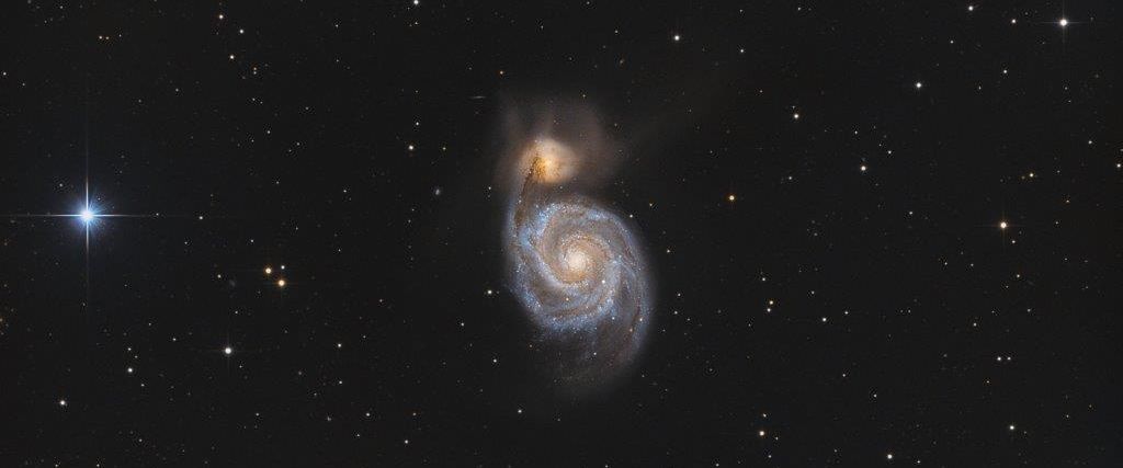 Whirlpool-Galaxie M51_Bildautor: Simon Schmid