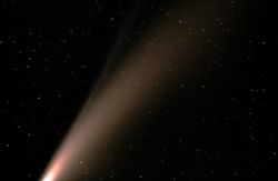 Komet Neowise vom Bayerwald beobachtet. Bildautor: Florian Vogl