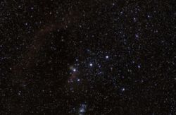 Orion vom Bayerischen Wald aus beobachtet. Bildautor: Florian Vogl
