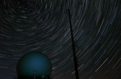 Startrails am Arbergipfel. Bildautor: Florian Vogl