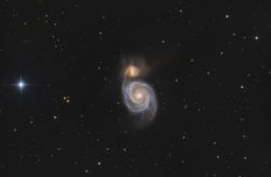 Whirlpool-Galaxie M51_Bildautor: Simon Schmid